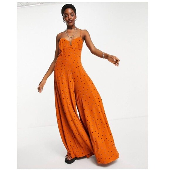 Free People Jamboree Patterned Jumpsuit XS - Picture 1 of 6